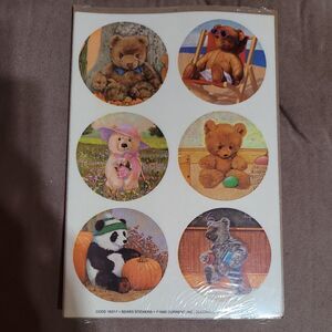 Bears Stickers 1985 Current Inc New Sealed